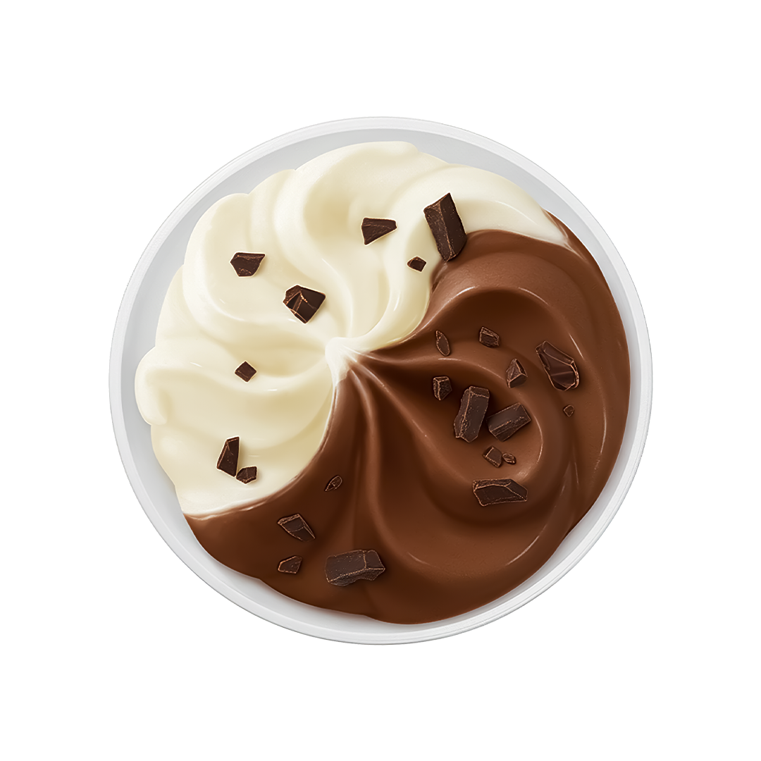 Vaschetta Gelato Valsoia - Bianco Cacao