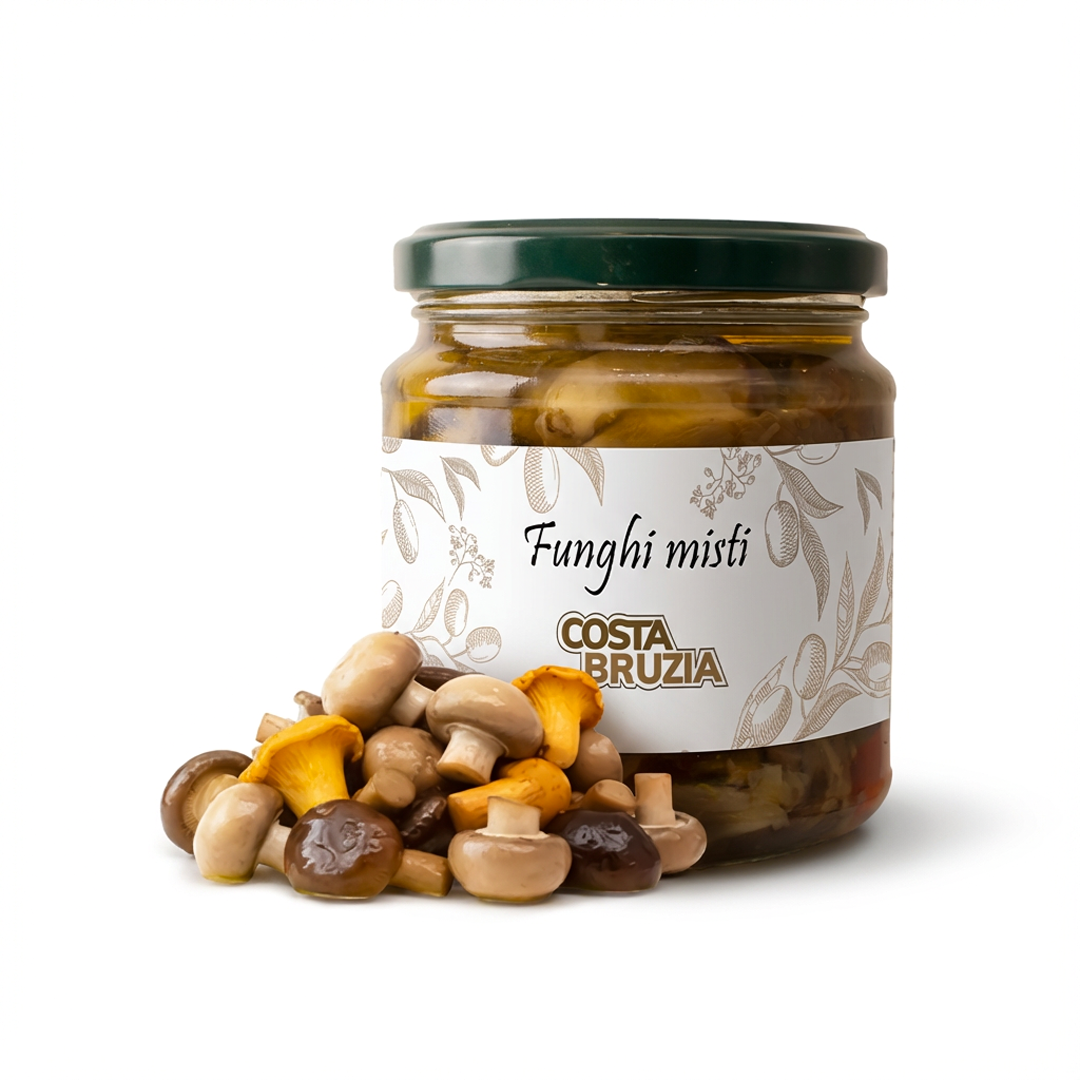 Funghi misti sott'olio