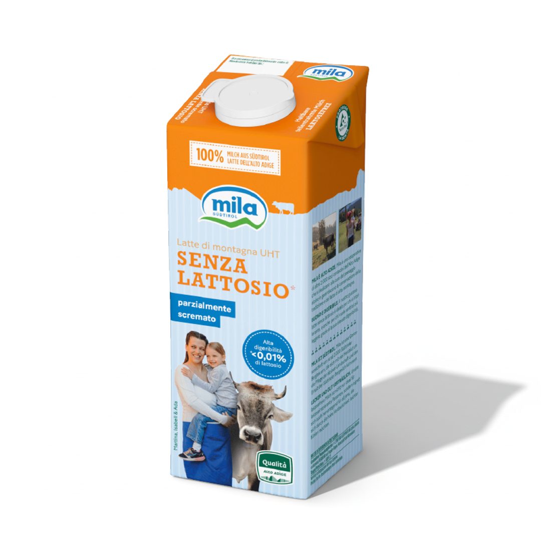 Latte Parzialmente Scremato Senza Lattosio Mila - 1L