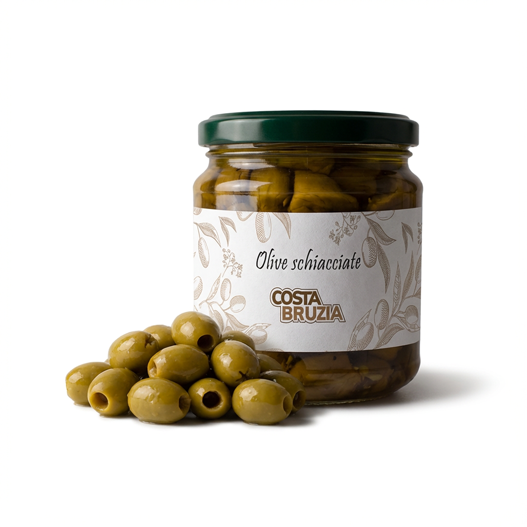 Olive Schiacciate - 314g