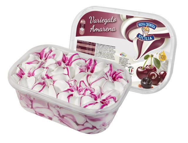 Vaschette Gelateria Siciliana - Variegato Amarena 1000g