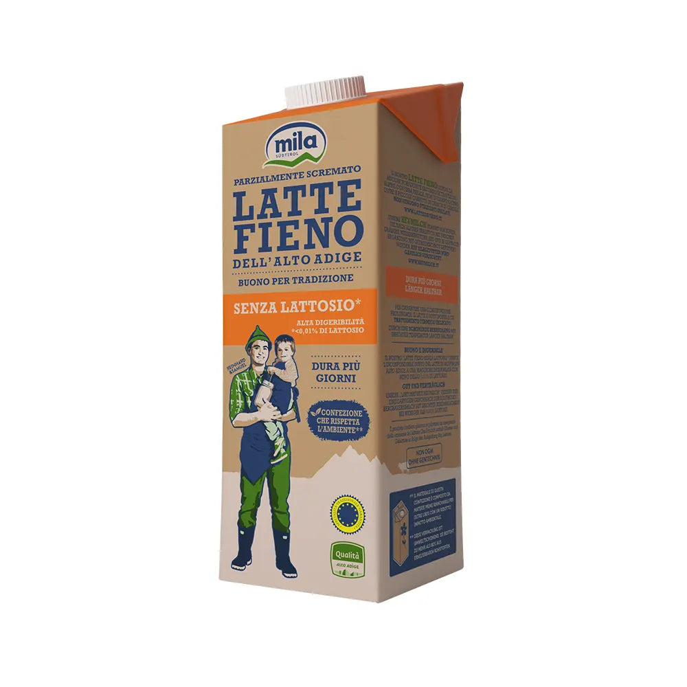 Latte Parzialmente Scremato Senza Lattosio Mila - 1L